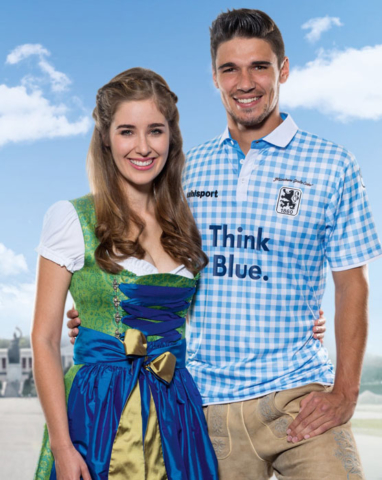 TSV 1860 Múnich Münich Okotberfest kit uniform jersey playera uniforme