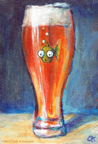 Beben y beben y vuelven a beber, los peces en el río por ver a dios nacer.