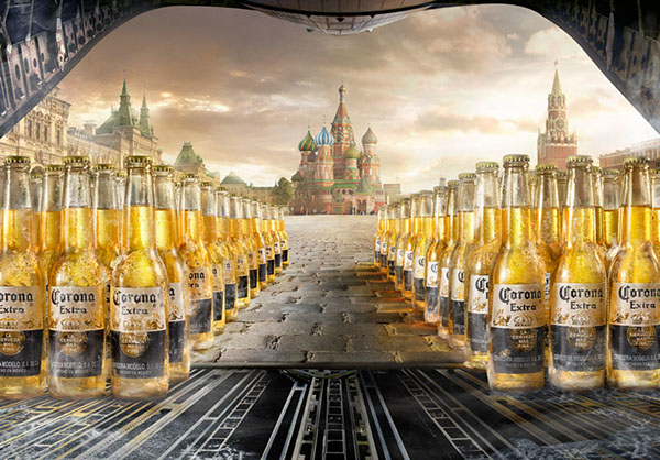 Cheve chela cerveza cheves chelas cervezas corona extra modelo rusia 2018 mundial futbol avión invasión ataque mexicano méxico mundo mundial kremlin san basilio