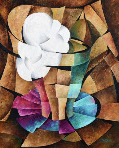 Pintura moderna expresionismo cubismo surrealismo modernismo arte cerveza chela cheve vaso loco