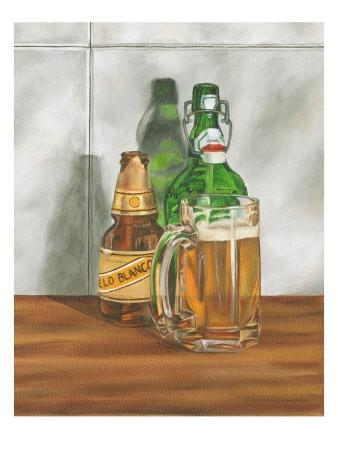 Cheve chela cerveza tarro etiqueta equívoca equivocada servida cheve chela obra pintura cuadro arte