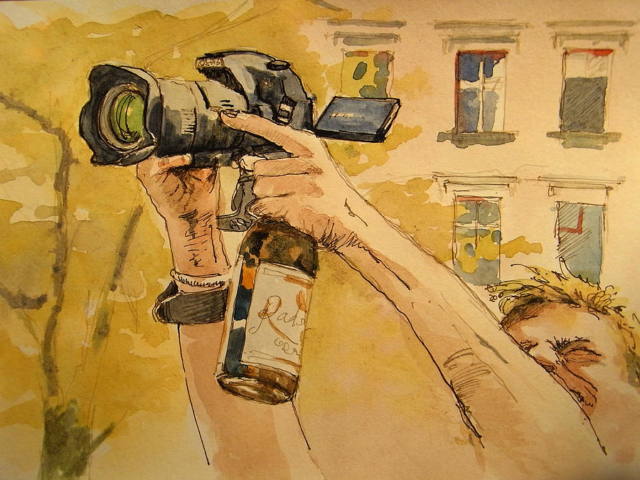 Cheve chela cerveza cámara foto fotografía arte pintura cuadro trabajo trabajar trabajando beber bebiendo bebido