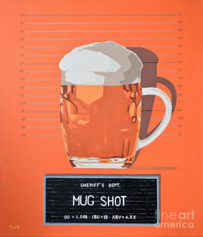 Cheve chela cerveza tarro policía registro inspección foto fotografía departamento policial c4 ministerio público obra pintura cuadro arte