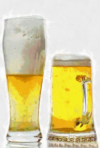 Cheve chela cerveza espumosa vaso tarro filtro contraste fondo blanco luz luminiscente brillo brilloso arte pintura cuadro obra