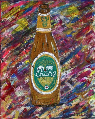Cerveza pintura pintada cuadro arte obra artista