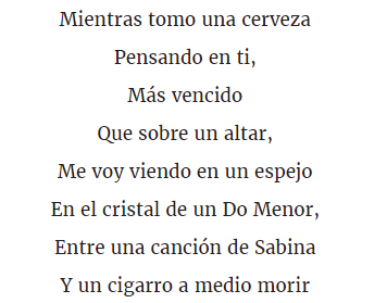 Mientras tomo una cerveza – Alejandro